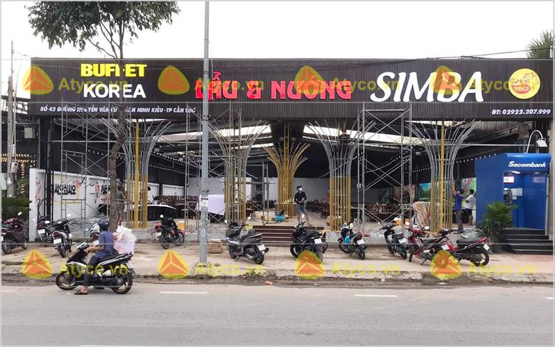 bảng hiệu tôn sóng tại gia lai