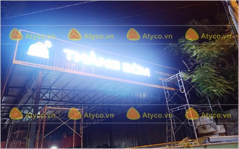 bảng hiệu tôn sóng tại gia lai