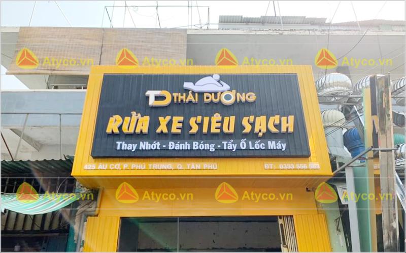 bảng hiệu tôn sóng tại gia lai