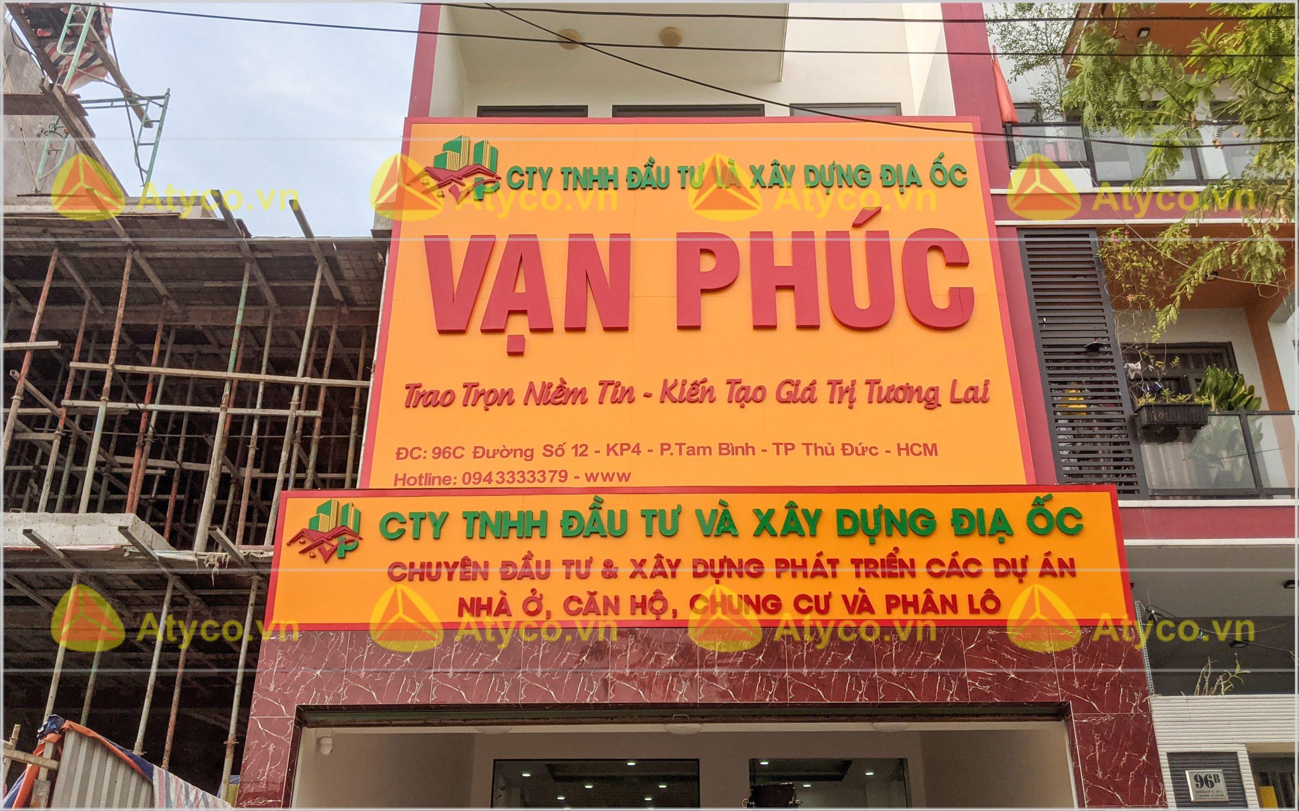 báo giá bảng hiệu bất động sản gia lai