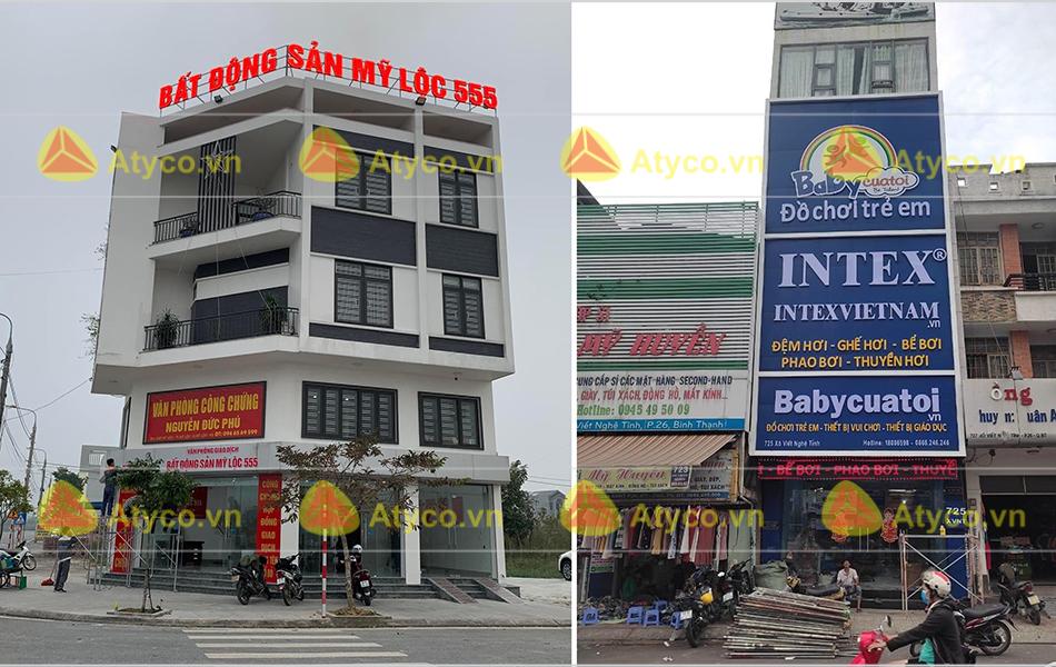 báo giá bảng hiệu bất động sản gia lai