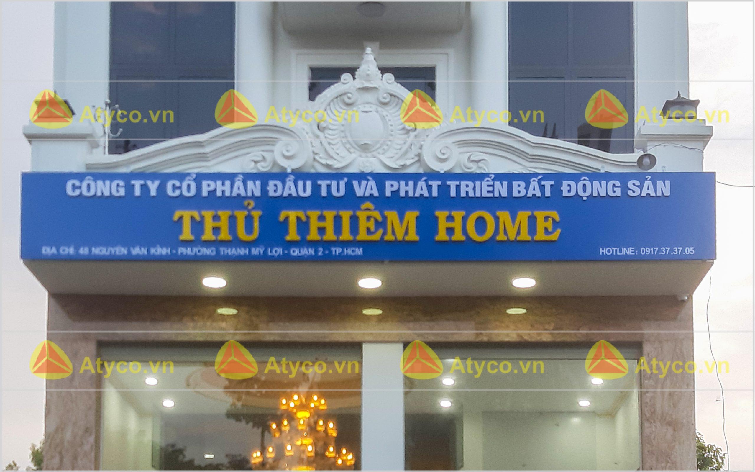 báo giá bảng hiệu bất động sản gia lai
