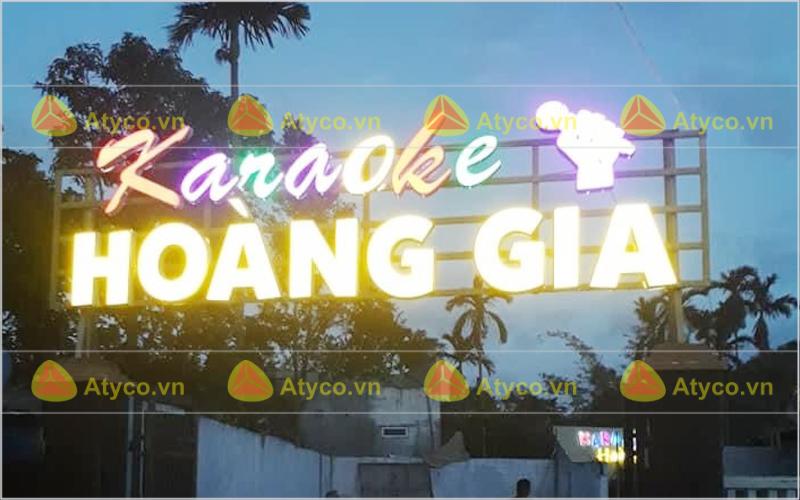 thiết kế bảng hiệu karaoke