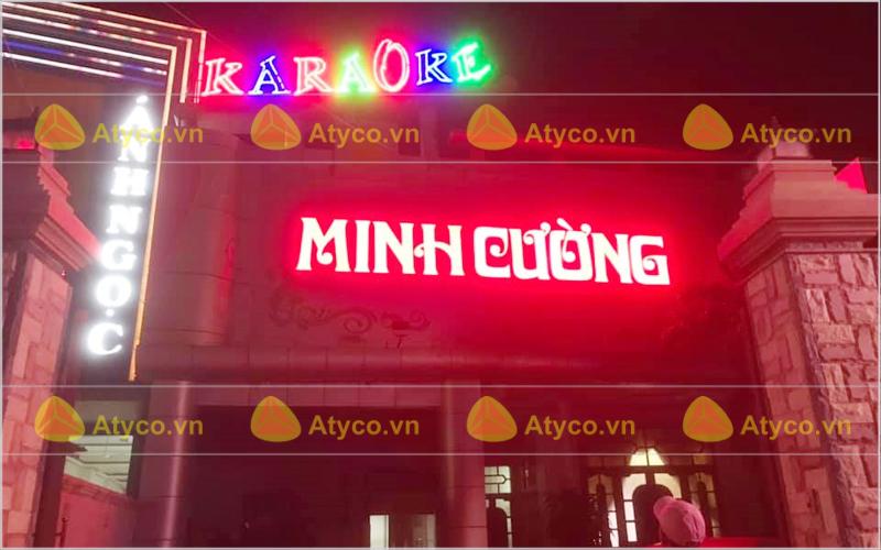 thiết kế bảng hiệu karaoke