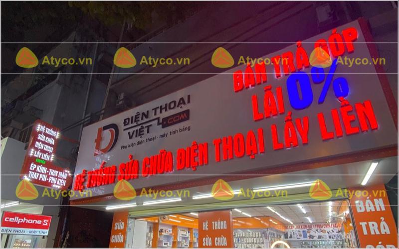 bảng hiệu mica