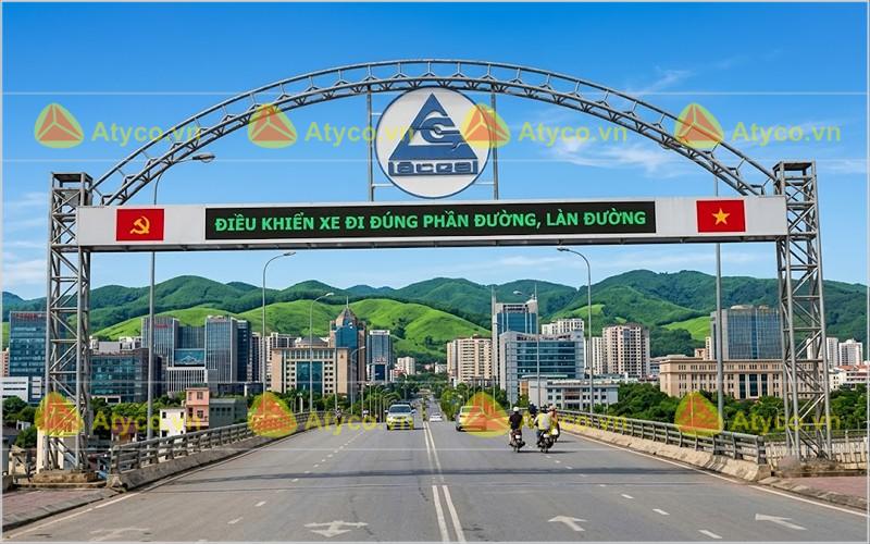 Màn hình led cổng chào