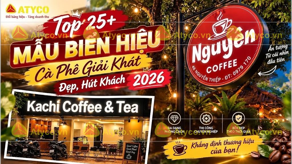 biển hiệu cà phê