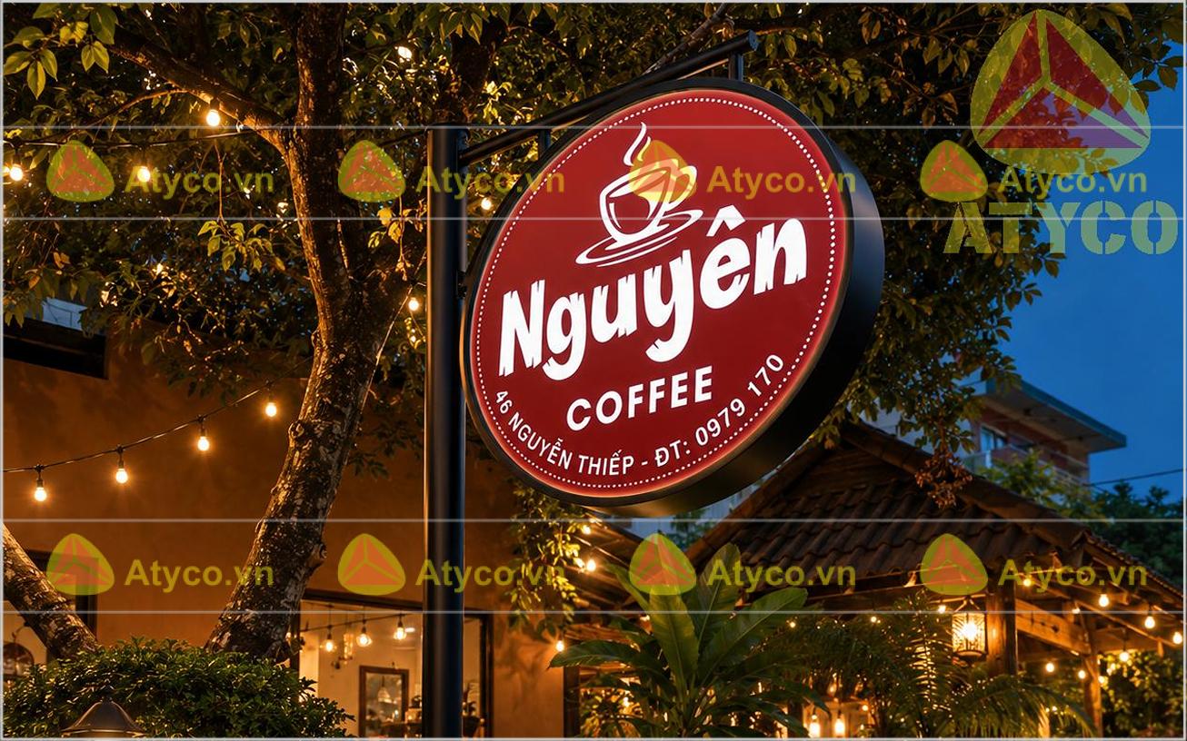 biển hiệu cà phê