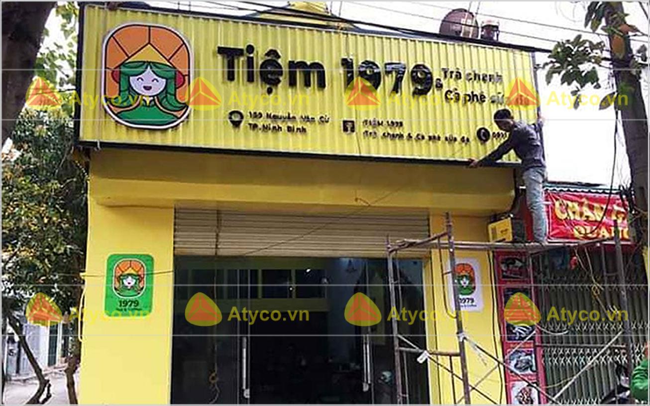 biển hiệu cà phê
