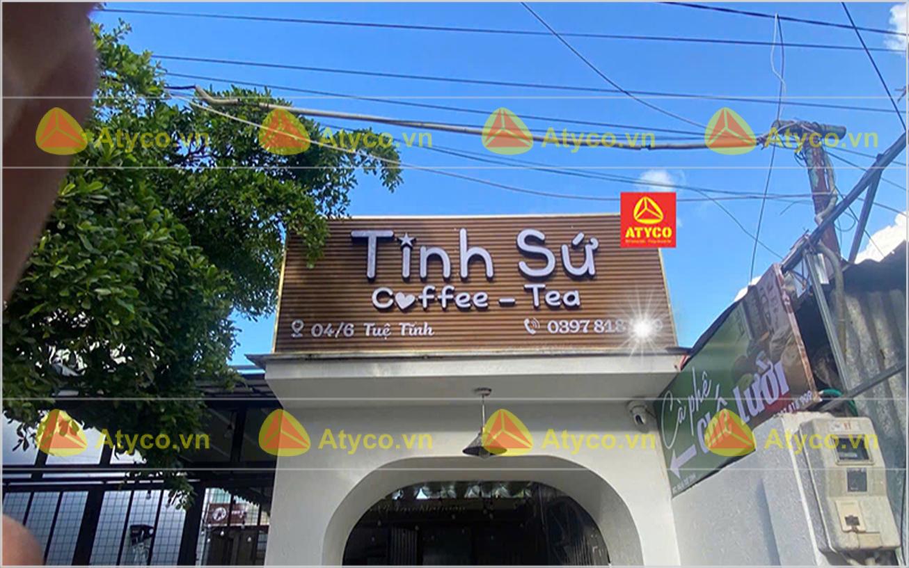biển hiệu cà phê