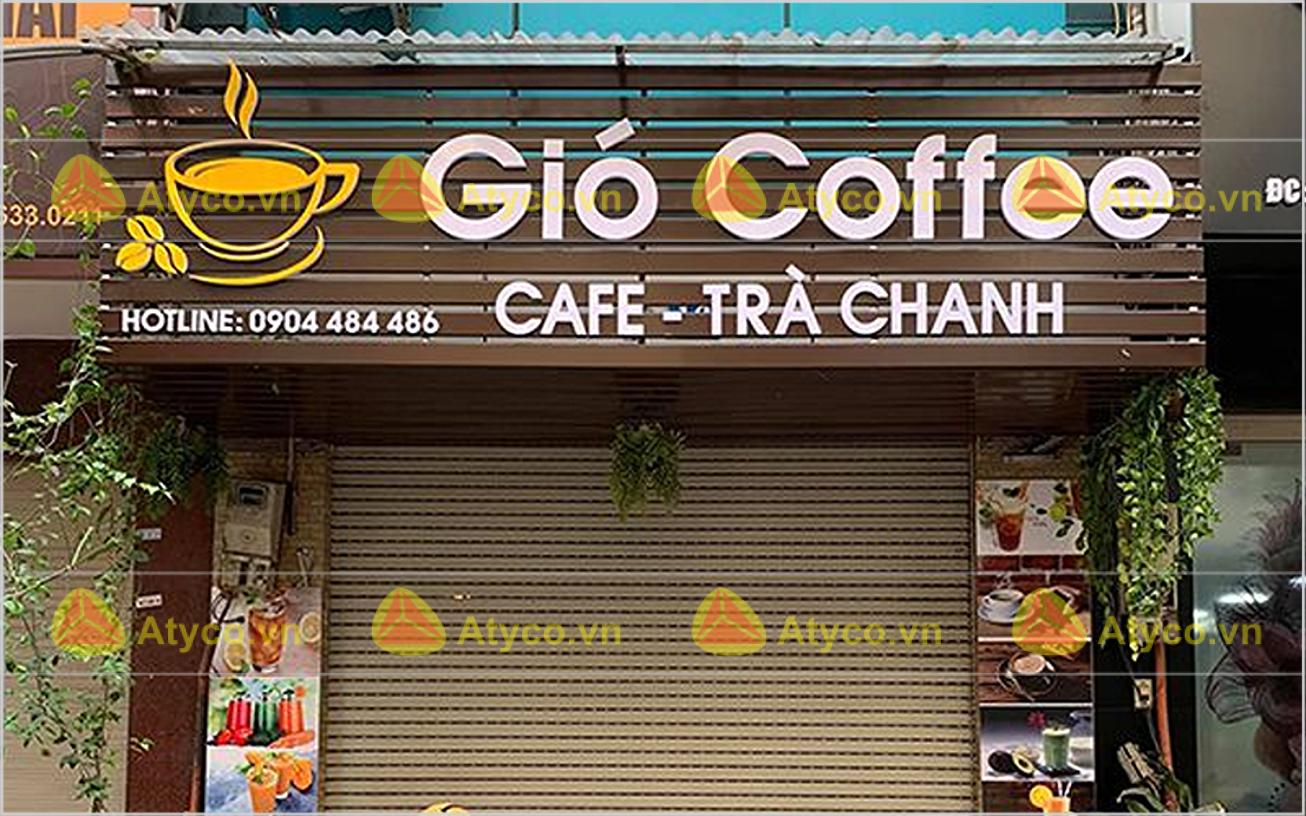 biển hiệu cà phê