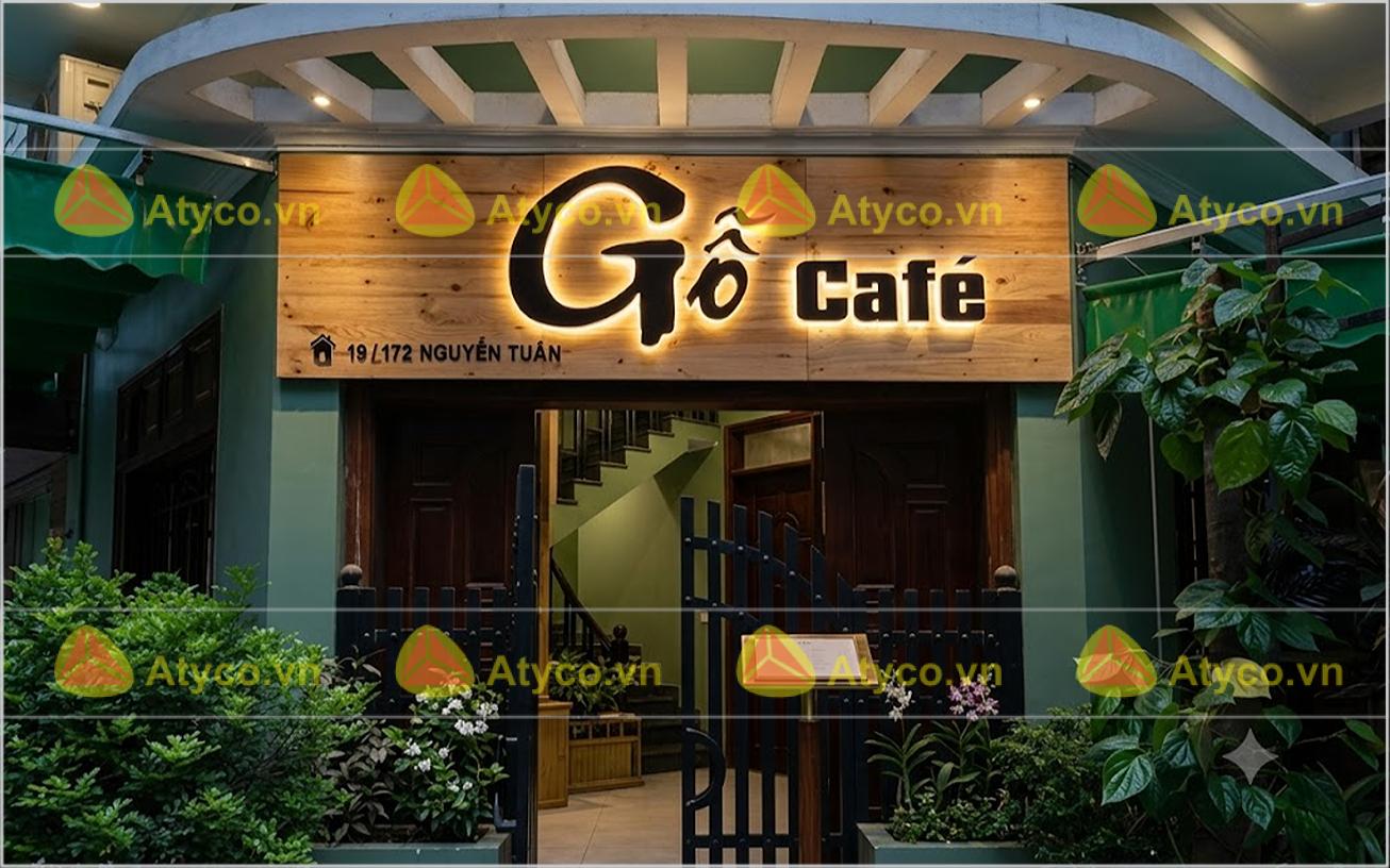 biển hiệu cà phê
