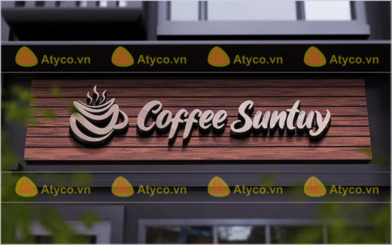 biển hiệu cà phê